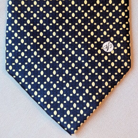 VERSACE Tie V2 Classic Necktie 100% Silk Vintage Handmade in Italy - Picture 2 of 8